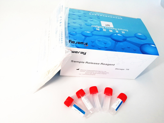 ISO 13485 zugelassener Test-Kit Sample Release Reagent Throat-Putzlappen PCR schneller