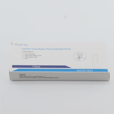 Qualität  ISO Certified 15mins Rapid Covid 19 Test Kits Antigen Saliva Test Kit High Sensitivity usine