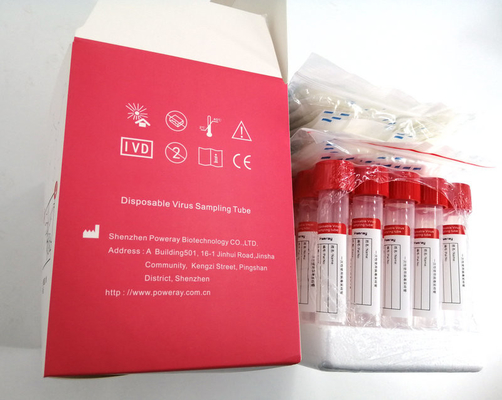 Wegwerfethylenoxid-Sterilisation VTM Kit Diagnostic 6ml