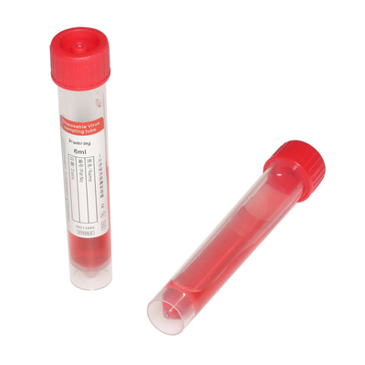 Medizinischer VTM-Putzlappen Kit Viral Transport Medium With scharte sich Nylonputzlappen-Stock