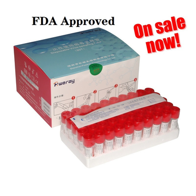 3ml Covid 19 VTM Kit Virus Transport Tube With scharte sich, Putzlappen probierend