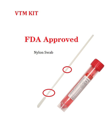 Nasaler Mundnylonputzlappen-Stock VTM Kit Sterilization Packaging