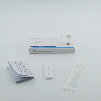 Kolloidaler Goldin-vitrodiagnosen-Antikörper-schnelles Test-Kit Swab Antigen Test Soem-ODM