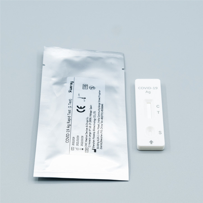 ISO genehmigte Putzlappen-Antigen-schnelles Test-kolloidales Goldeinzelnes Paket