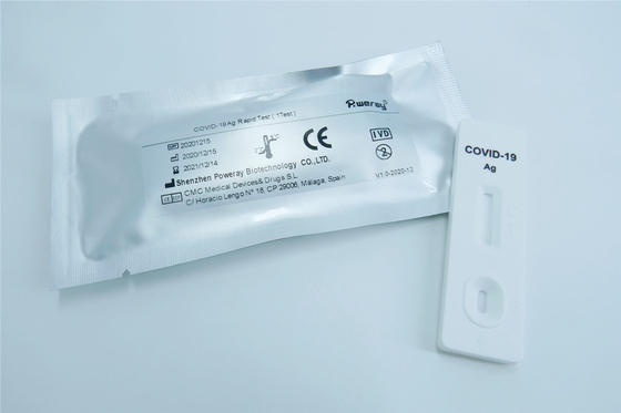ISO bestätigte Test-Ausrüstungs-Antigen-Speichel-Test Kit High Sensitivity 15mins schnellen Covid 19