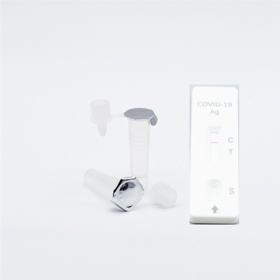 ISO genehmigte Putzlappen-Antigen-schnelles Test-kolloidales Goldeinzelnes Paket