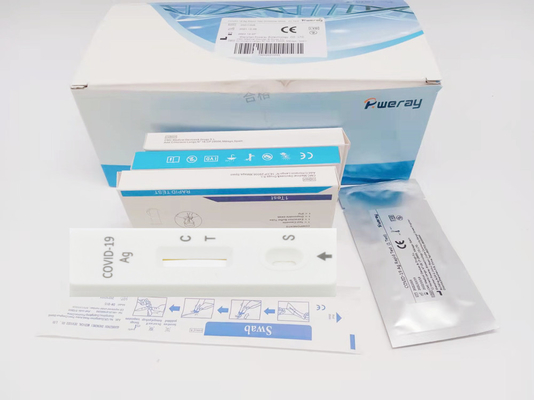 Test-Ausrüstungs-seitlicher Fluss-Antigen-Test 95% Empfindlichkeit Covid 19 15 Minuten
